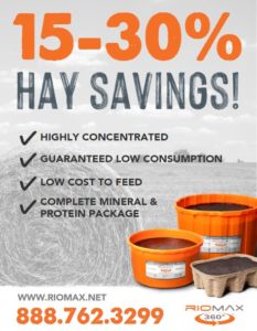 15-30% Hay Savings